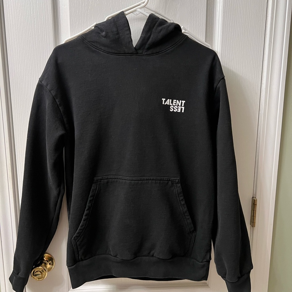 TALENTLESS Classic Black Hoodie